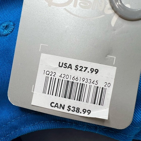 Disney Store New Ms. Marvel Logo Cap Baseball Hat Adults Blue Gold Red OS NWT - Picture 7 of 13